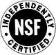 NSF, independently certified